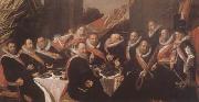 Frans Hals Banquet of the Officers of the St George Civic Guard in Haarlem (mk08) oil painting picture wholesale